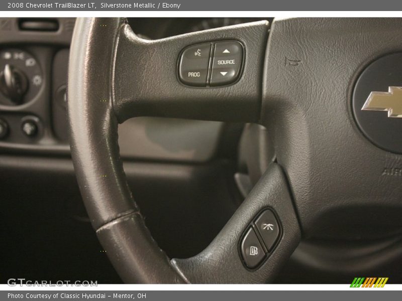 Silverstone Metallic / Ebony 2008 Chevrolet TrailBlazer LT