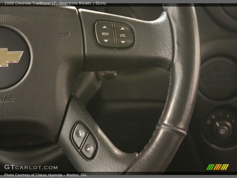 Silverstone Metallic / Ebony 2008 Chevrolet TrailBlazer LT