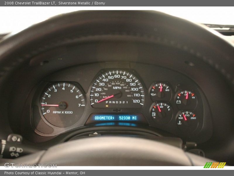 Silverstone Metallic / Ebony 2008 Chevrolet TrailBlazer LT