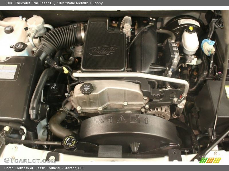 Silverstone Metallic / Ebony 2008 Chevrolet TrailBlazer LT