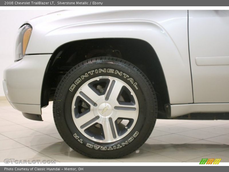 Silverstone Metallic / Ebony 2008 Chevrolet TrailBlazer LT
