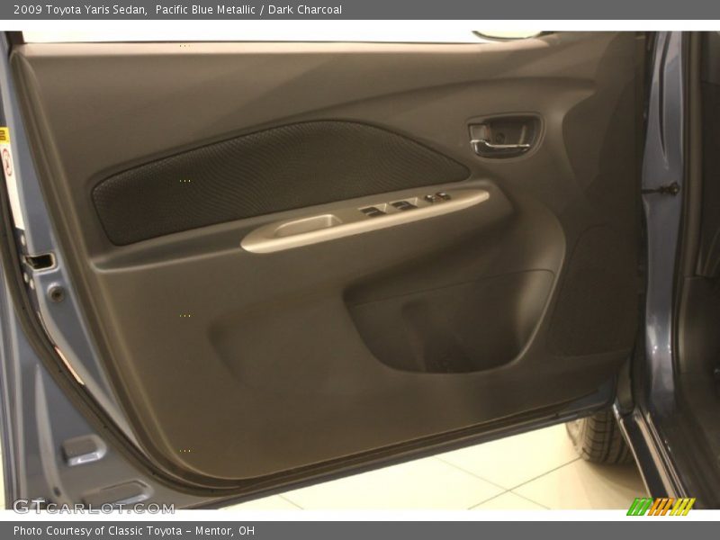 Pacific Blue Metallic / Dark Charcoal 2009 Toyota Yaris Sedan