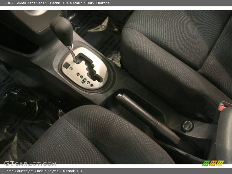 Pacific Blue Metallic / Dark Charcoal 2009 Toyota Yaris Sedan