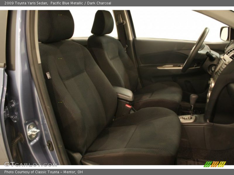 Pacific Blue Metallic / Dark Charcoal 2009 Toyota Yaris Sedan
