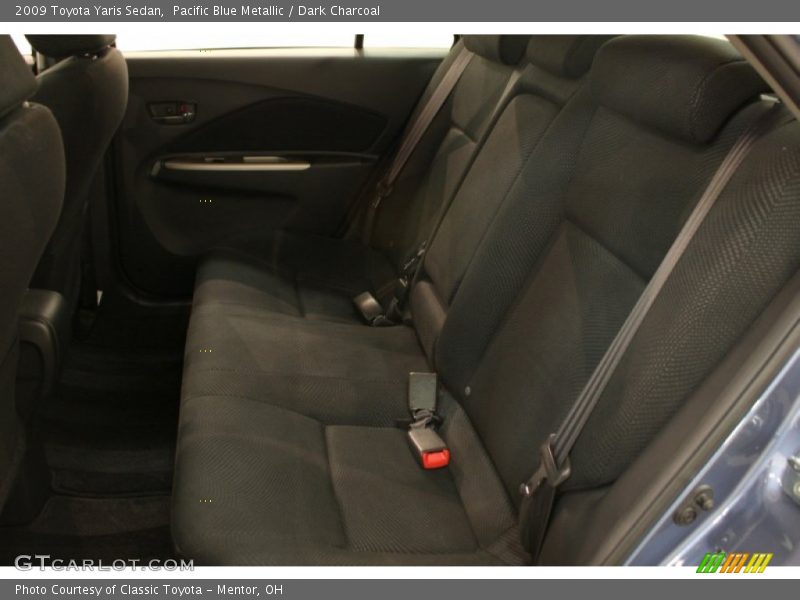 Pacific Blue Metallic / Dark Charcoal 2009 Toyota Yaris Sedan