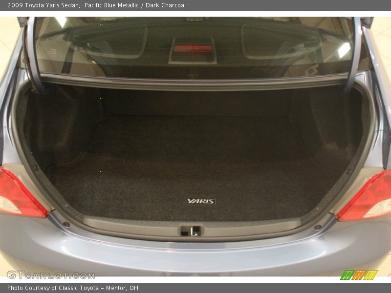 Pacific Blue Metallic / Dark Charcoal 2009 Toyota Yaris Sedan