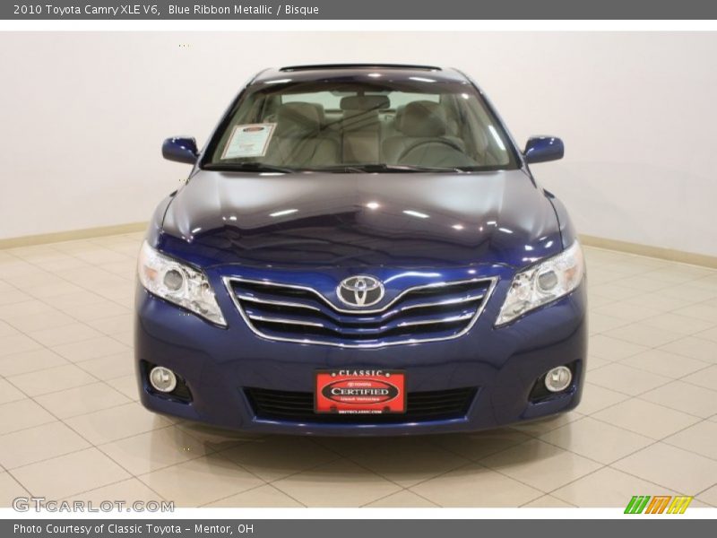 Blue Ribbon Metallic / Bisque 2010 Toyota Camry XLE V6