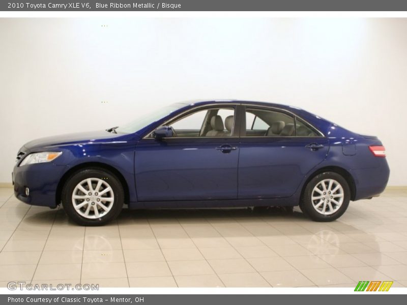 Blue Ribbon Metallic / Bisque 2010 Toyota Camry XLE V6