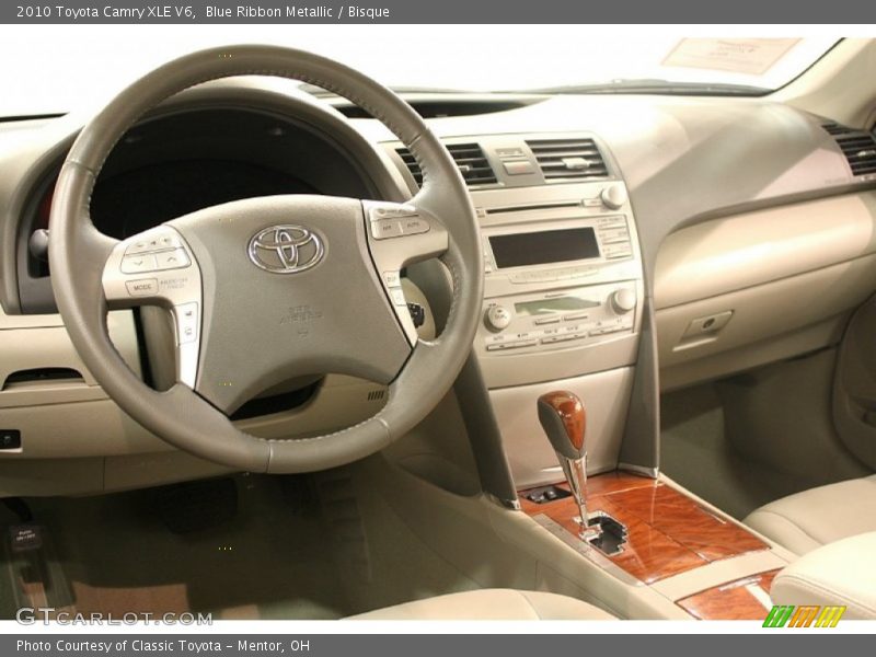 Blue Ribbon Metallic / Bisque 2010 Toyota Camry XLE V6