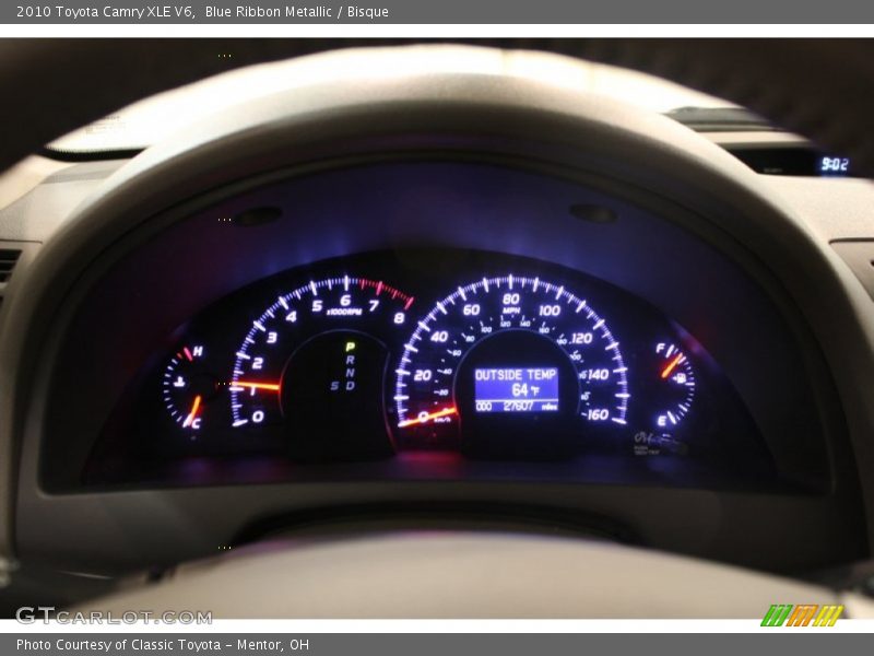 Blue Ribbon Metallic / Bisque 2010 Toyota Camry XLE V6