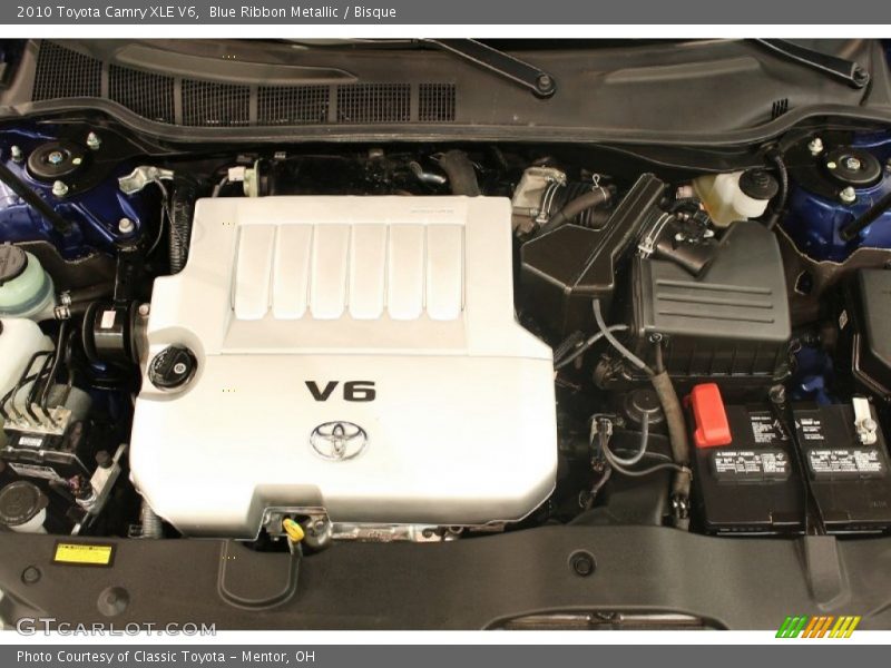 Blue Ribbon Metallic / Bisque 2010 Toyota Camry XLE V6