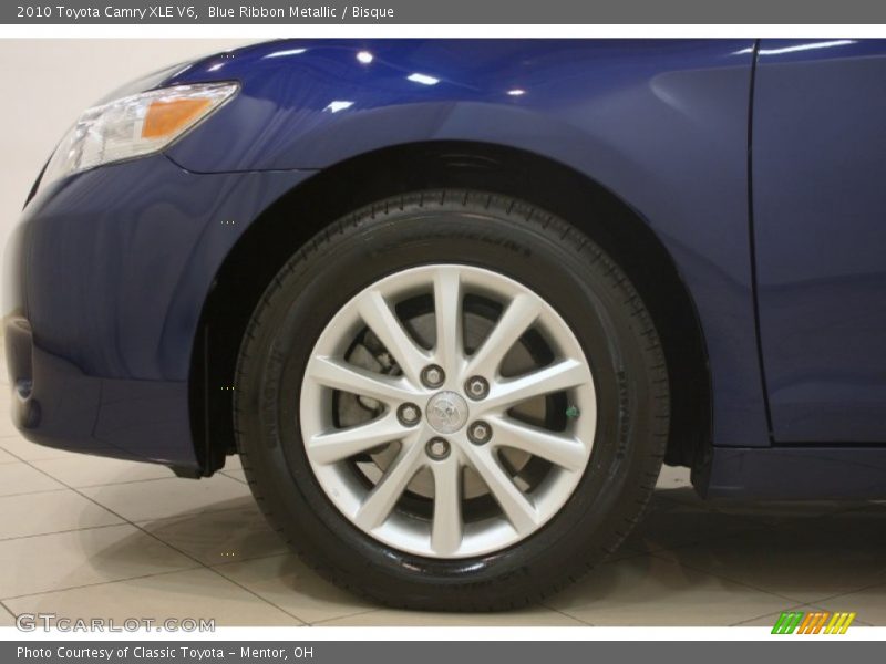 Blue Ribbon Metallic / Bisque 2010 Toyota Camry XLE V6