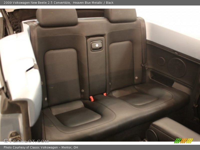 Heaven Blue Metallic / Black 2009 Volkswagen New Beetle 2.5 Convertible