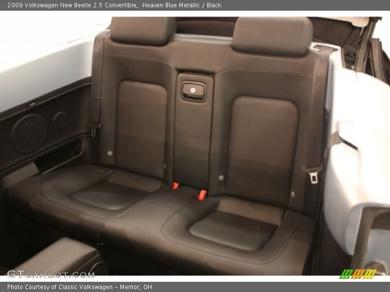 Heaven Blue Metallic / Black 2009 Volkswagen New Beetle 2.5 Convertible