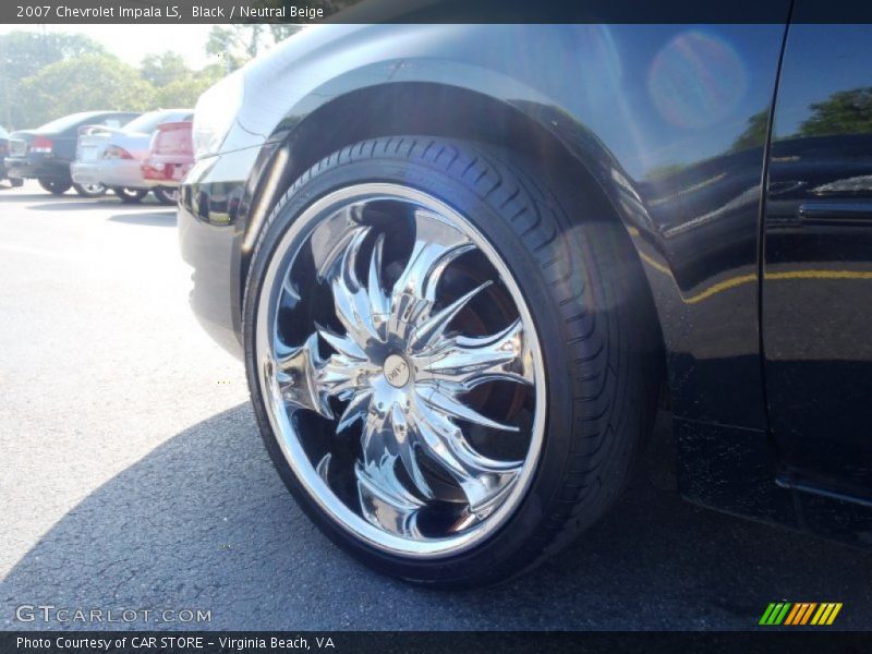 Black / Neutral Beige 2007 Chevrolet Impala LS