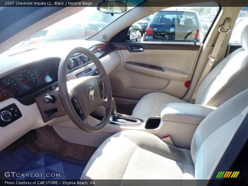 Black / Neutral Beige 2007 Chevrolet Impala LS