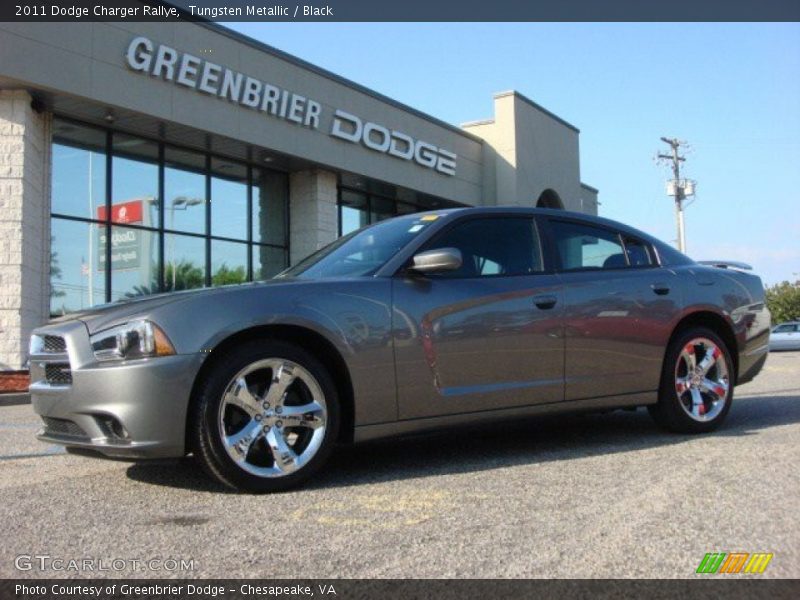Tungsten Metallic / Black 2011 Dodge Charger Rallye