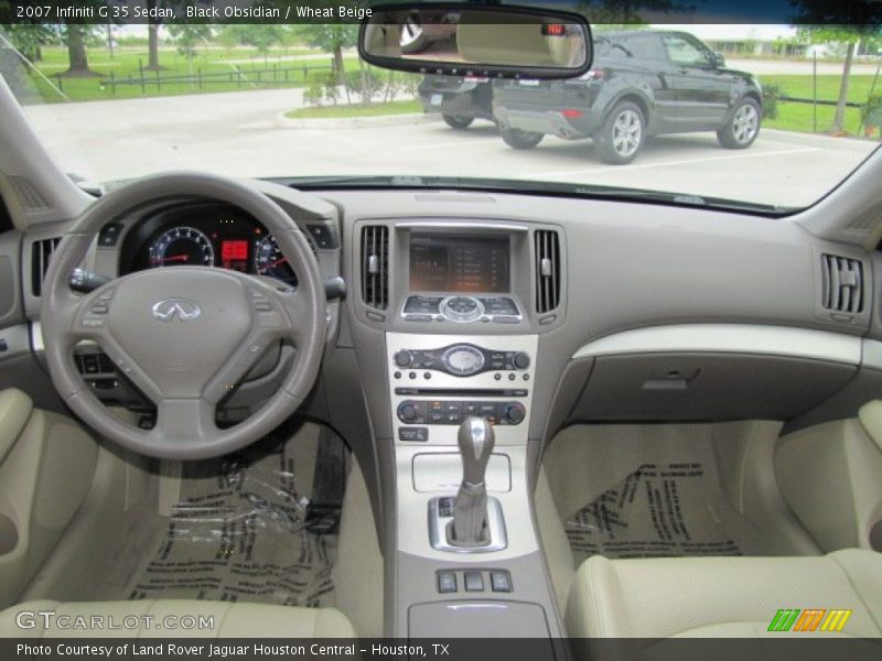 Black Obsidian / Wheat Beige 2007 Infiniti G 35 Sedan