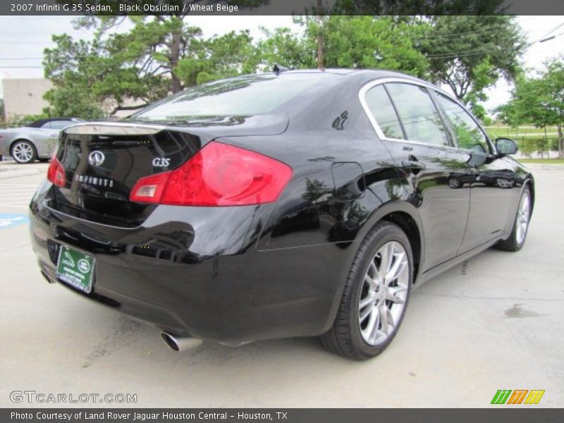 Black Obsidian / Wheat Beige 2007 Infiniti G 35 Sedan