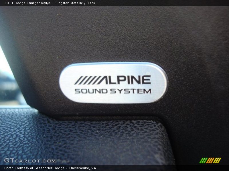 Tungsten Metallic / Black 2011 Dodge Charger Rallye
