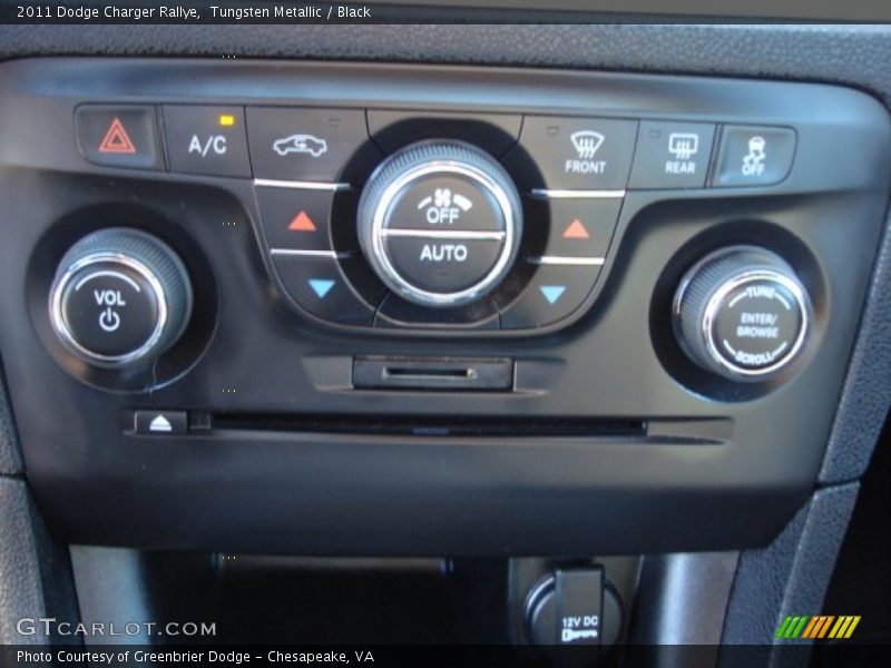 Tungsten Metallic / Black 2011 Dodge Charger Rallye