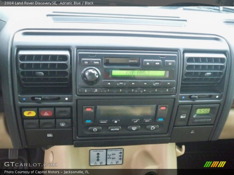 Adriatic Blue / Black 2004 Land Rover Discovery SE