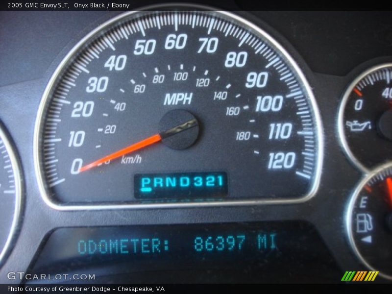 Onyx Black / Ebony 2005 GMC Envoy SLT