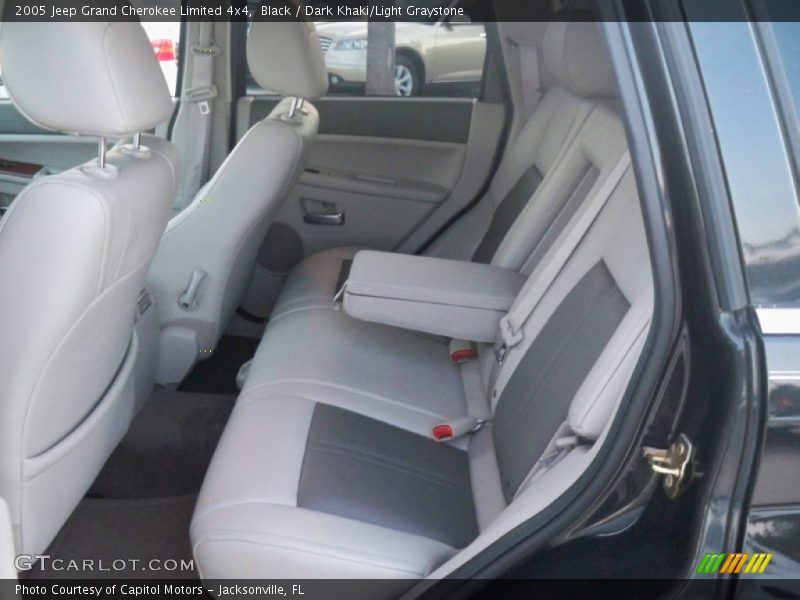 Black / Dark Khaki/Light Graystone 2005 Jeep Grand Cherokee Limited 4x4