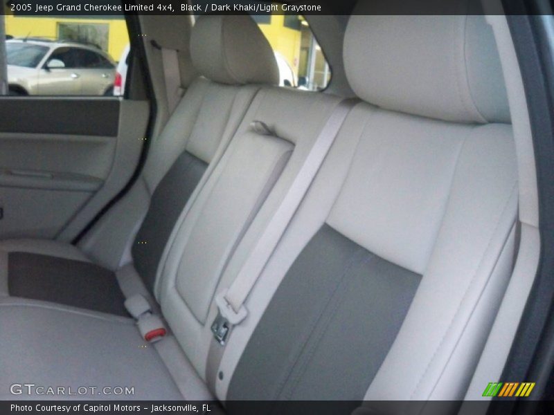 Black / Dark Khaki/Light Graystone 2005 Jeep Grand Cherokee Limited 4x4