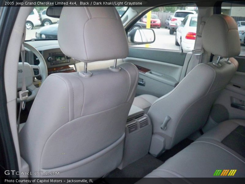 Black / Dark Khaki/Light Graystone 2005 Jeep Grand Cherokee Limited 4x4