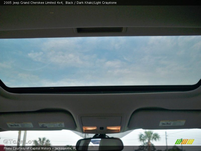 Black / Dark Khaki/Light Graystone 2005 Jeep Grand Cherokee Limited 4x4