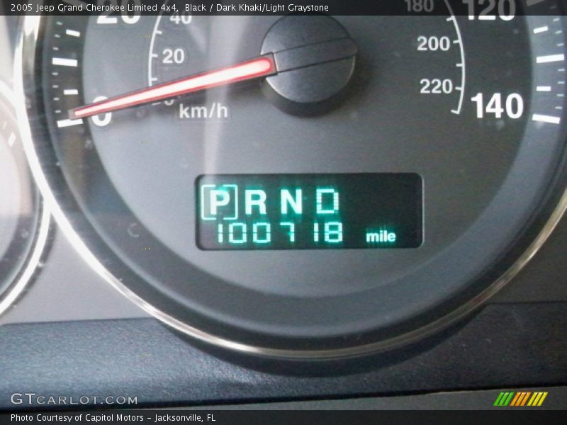 Black / Dark Khaki/Light Graystone 2005 Jeep Grand Cherokee Limited 4x4