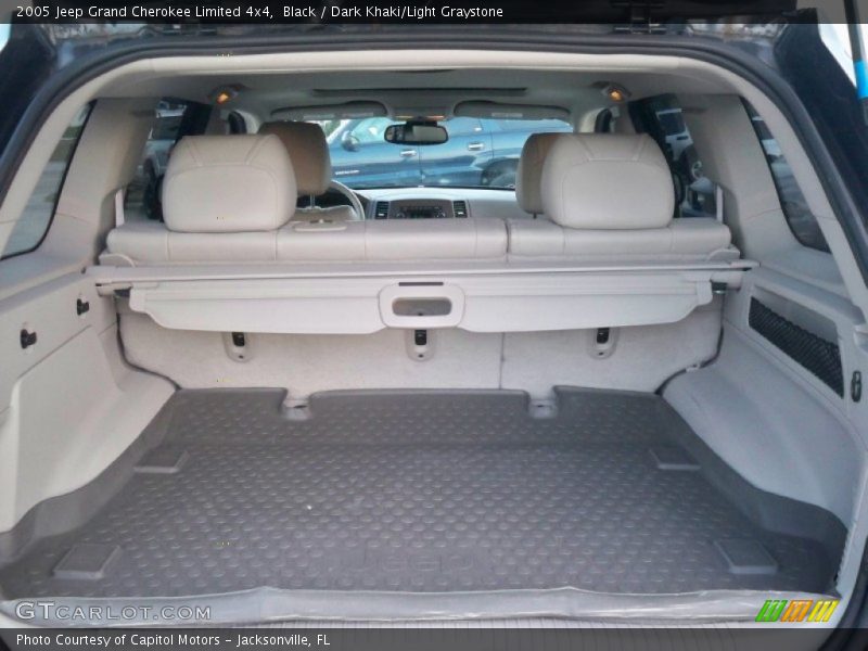 Black / Dark Khaki/Light Graystone 2005 Jeep Grand Cherokee Limited 4x4