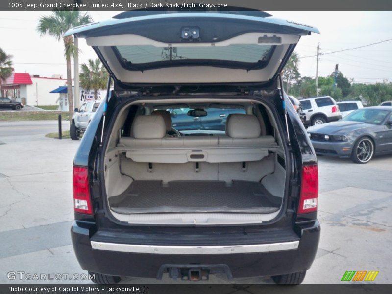 Black / Dark Khaki/Light Graystone 2005 Jeep Grand Cherokee Limited 4x4