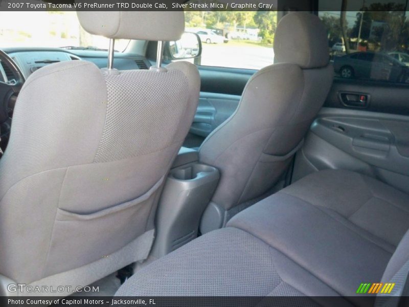 Silver Streak Mica / Graphite Gray 2007 Toyota Tacoma V6 PreRunner TRD Double Cab