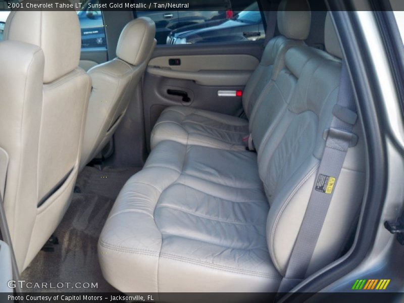 Sunset Gold Metallic / Tan/Neutral 2001 Chevrolet Tahoe LT