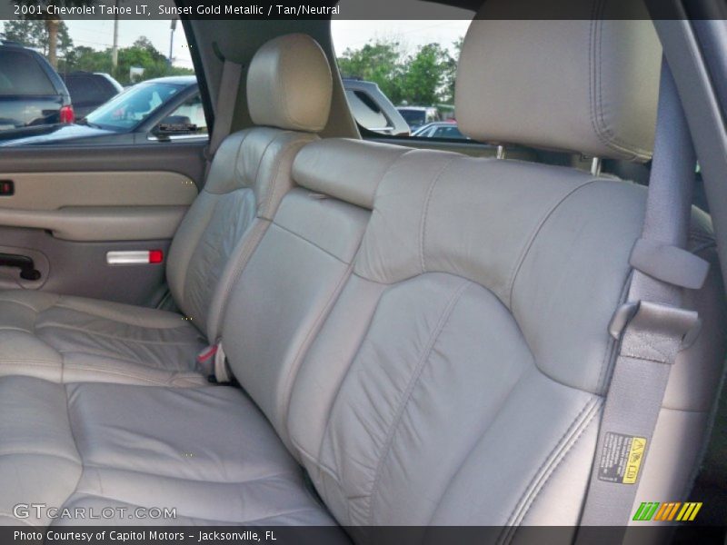 Sunset Gold Metallic / Tan/Neutral 2001 Chevrolet Tahoe LT