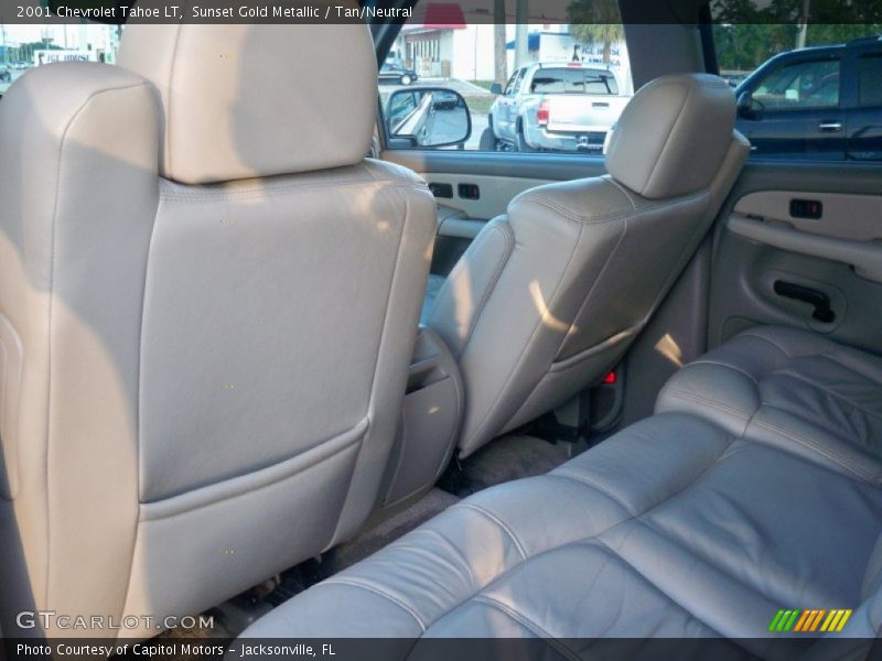Sunset Gold Metallic / Tan/Neutral 2001 Chevrolet Tahoe LT