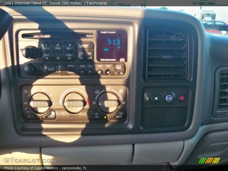 Sunset Gold Metallic / Tan/Neutral 2001 Chevrolet Tahoe LT