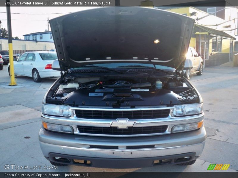 Sunset Gold Metallic / Tan/Neutral 2001 Chevrolet Tahoe LT