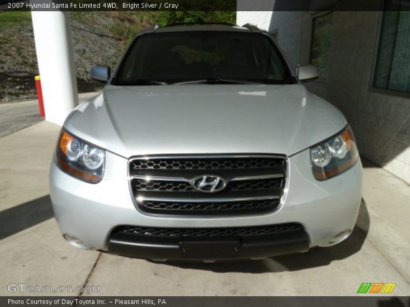 Bright Silver / Gray 2007 Hyundai Santa Fe Limited 4WD