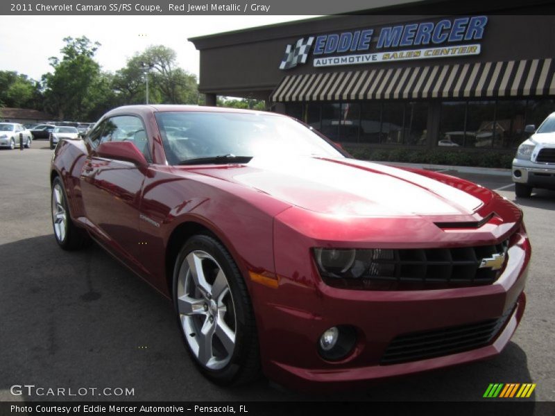 Red Jewel Metallic / Gray 2011 Chevrolet Camaro SS/RS Coupe