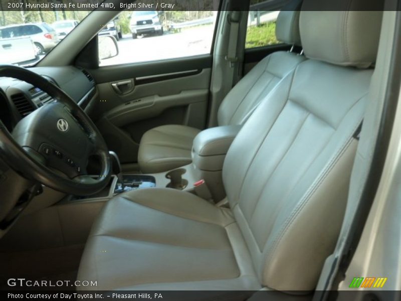 Bright Silver / Gray 2007 Hyundai Santa Fe Limited 4WD