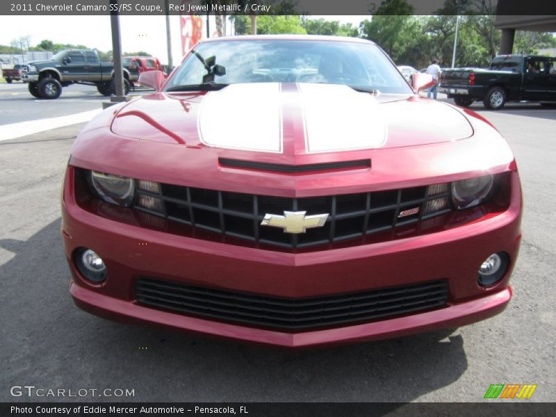 Red Jewel Metallic / Gray 2011 Chevrolet Camaro SS/RS Coupe