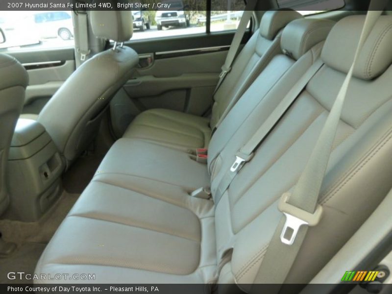 Bright Silver / Gray 2007 Hyundai Santa Fe Limited 4WD