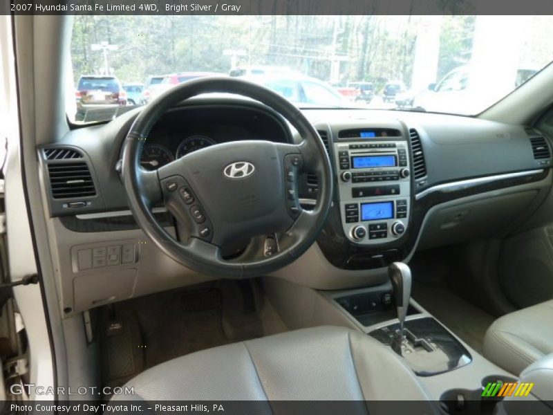 Bright Silver / Gray 2007 Hyundai Santa Fe Limited 4WD