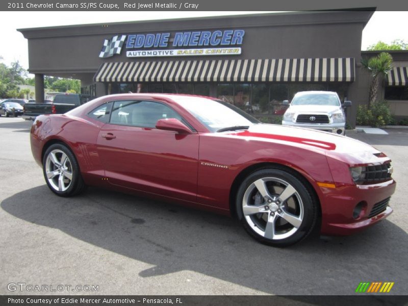 Red Jewel Metallic / Gray 2011 Chevrolet Camaro SS/RS Coupe