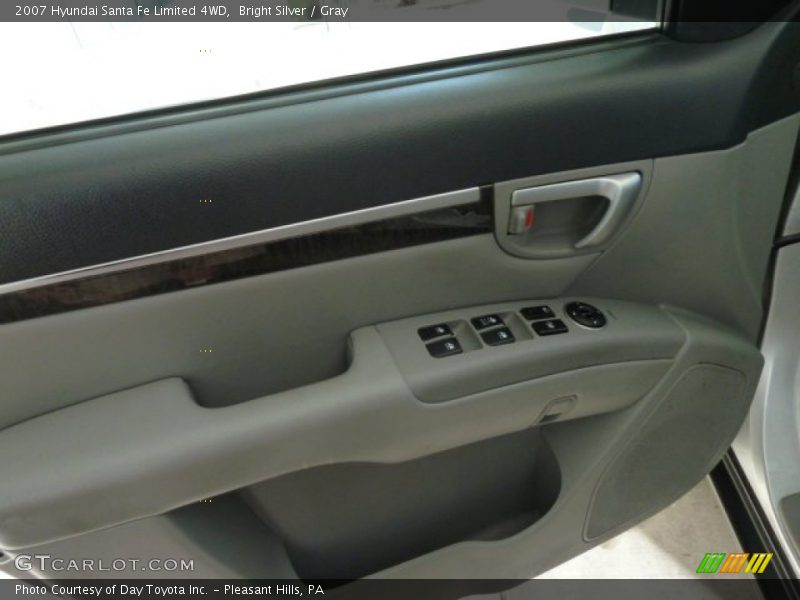 Bright Silver / Gray 2007 Hyundai Santa Fe Limited 4WD