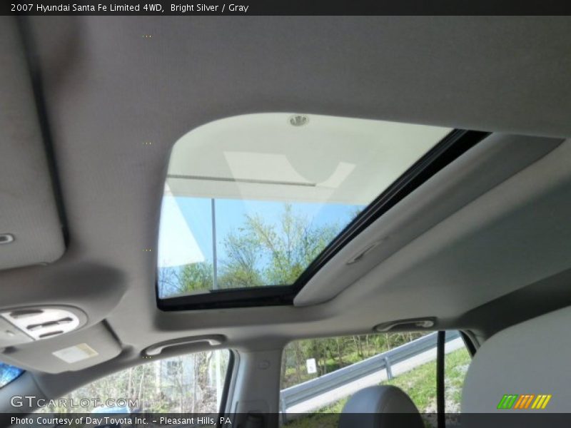 Bright Silver / Gray 2007 Hyundai Santa Fe Limited 4WD