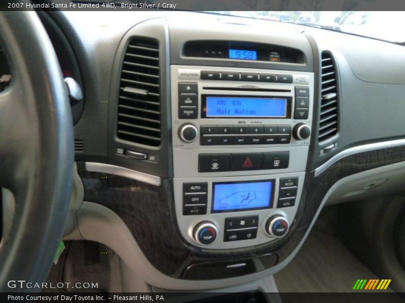Bright Silver / Gray 2007 Hyundai Santa Fe Limited 4WD